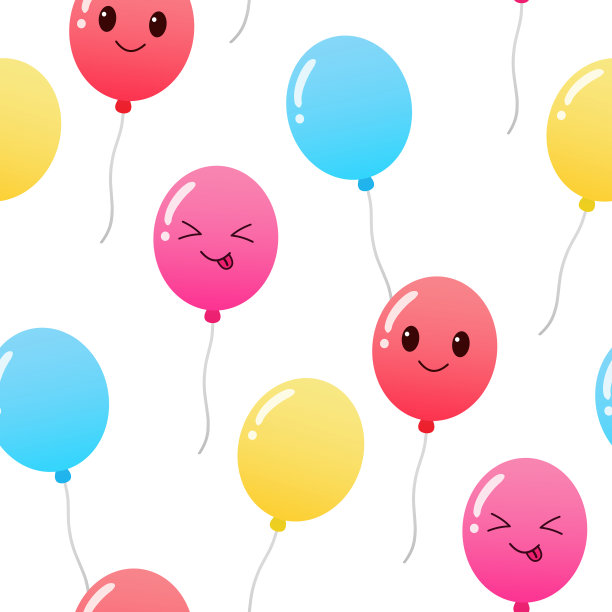 气球无缝模式图片下载