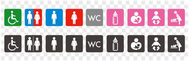 厕所厕所的图标厕所向量图片下载