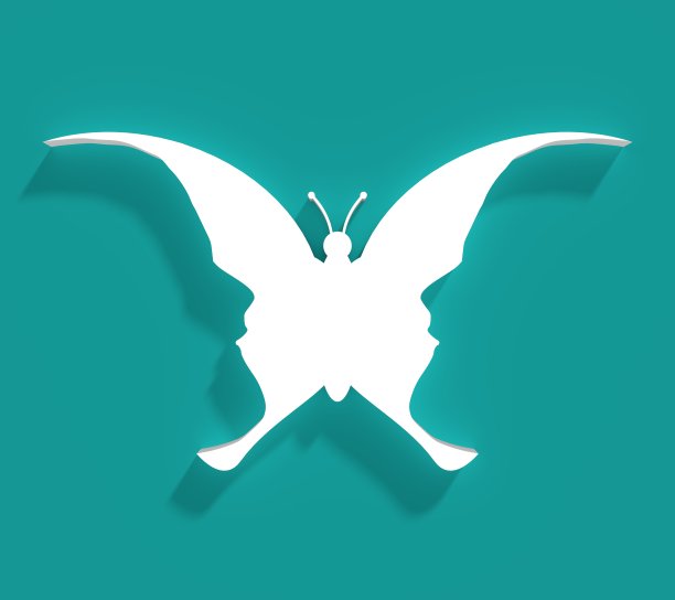 两个头的剪影。图片下载