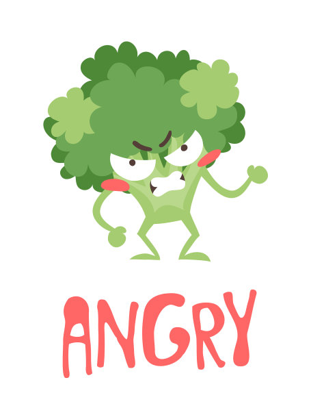 卡通画素食者的表情手绘情感图片下载