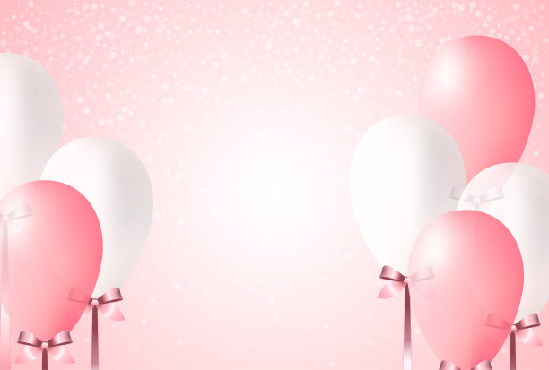 气球矢量插图与复制空间图片下载