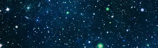 深空与宇宙云、恒星和行星背景-黑暗的外太空景象全景图图片下载