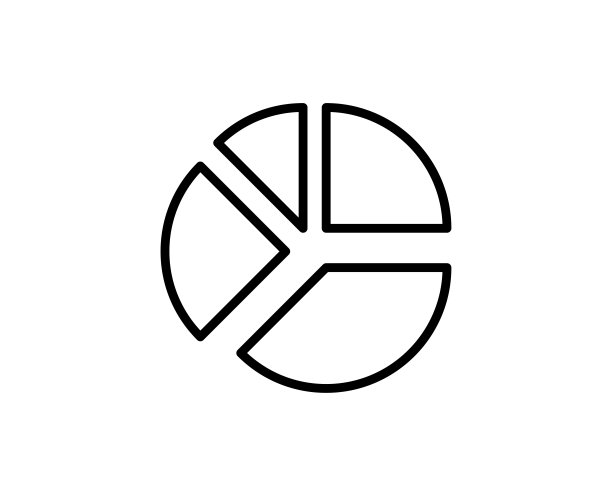 圆形图线条图标图片下载