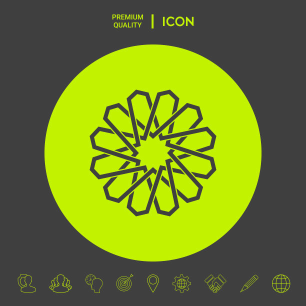 传统东方阿拉伯几何图案图片下载