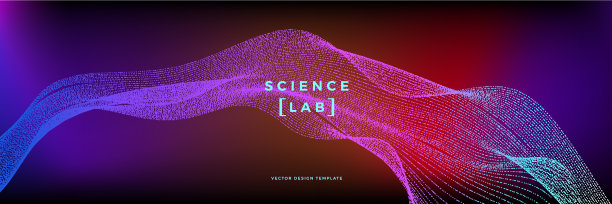 未来与动态粒子背景图片下载