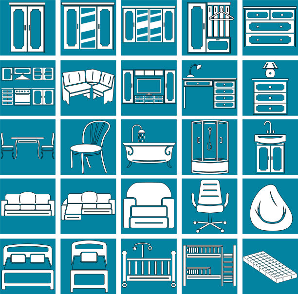 家具的图标图片下载