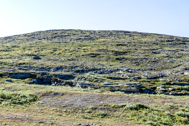风景与岩石和蓝天，美丽的照片数码照片，在瑞典北欧图片下载