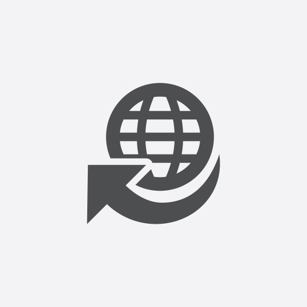 地球箭头图标图片下载