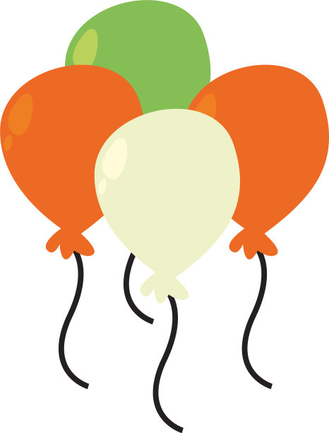 派对和庆祝气球填充风格图标图片下载