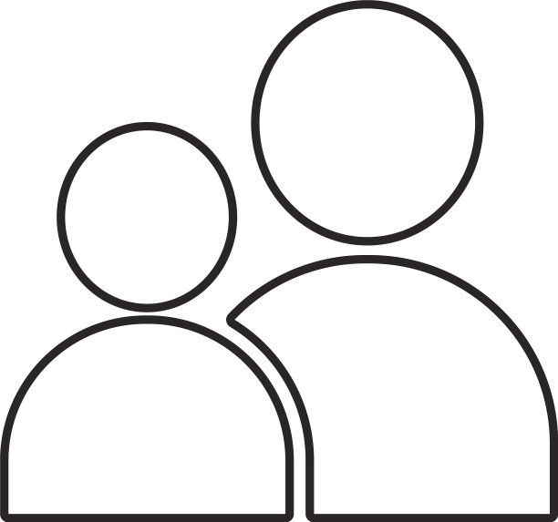 默认男人头图标线风格图片下载