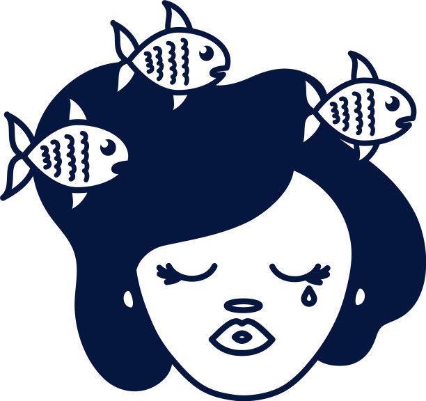 双鱼座的美丽女人图片下载