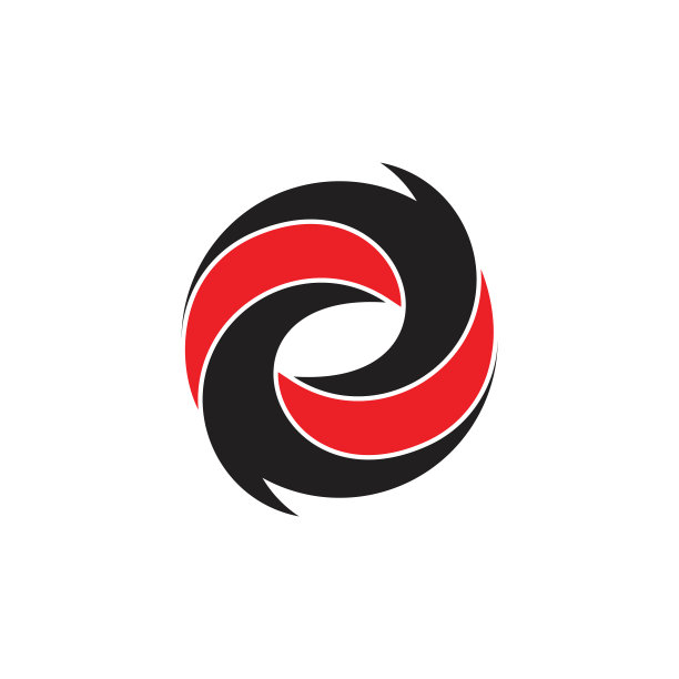 曲线圆波旋转简单的标志图片下载