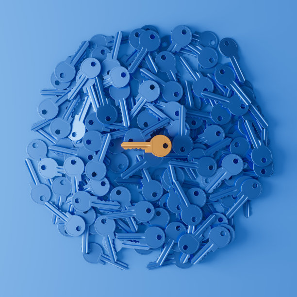 分散的钥匙图片下载