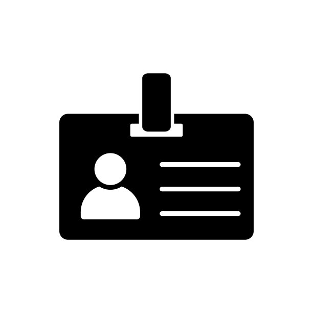 Id卡安全卡图标矢量设计模板图片下载