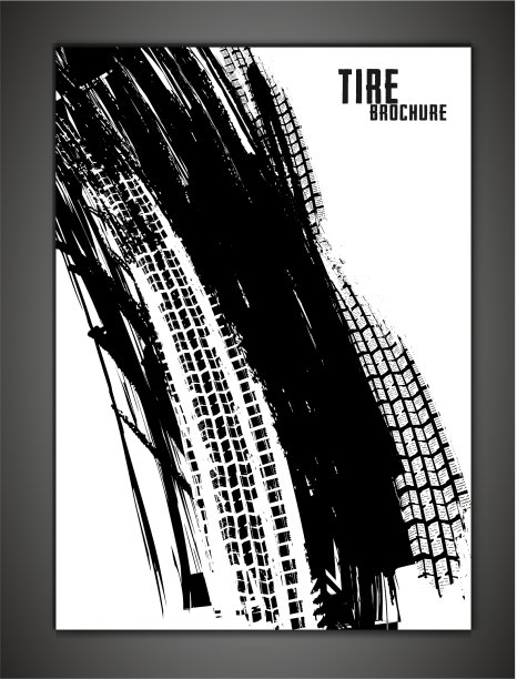 汽车旗帜模板图片下载