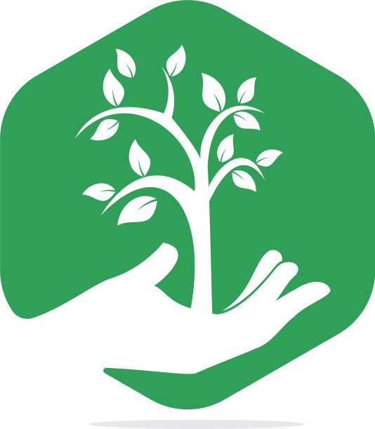 树在手标志设计图片下载