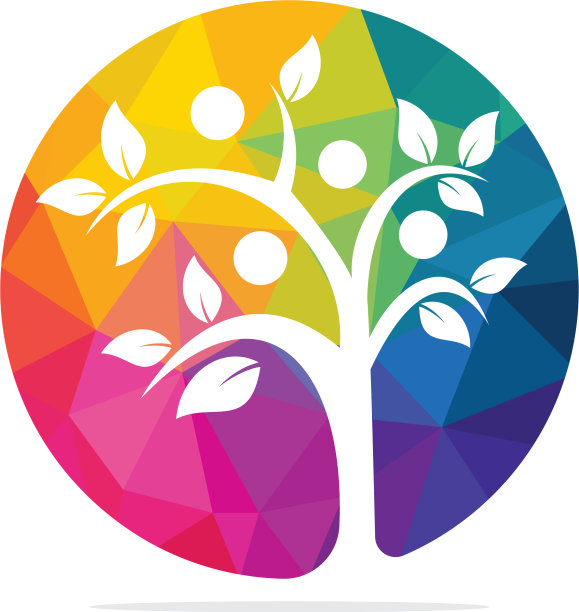 人体树标志设计图片下载