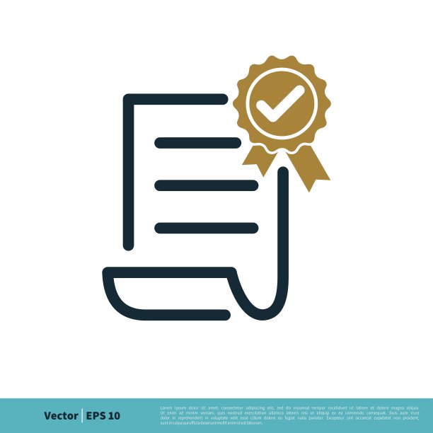 纸和奖图标矢量标志模板插图设计。向量EPS 10。图片下载