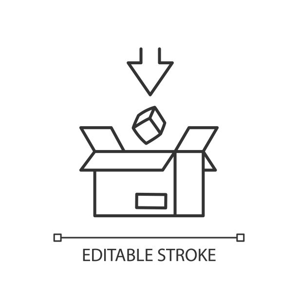 导入像素完美的线性图标。物流、邮件、货物配送服务。国际贸易。细线可定制的插图。轮廓的象征。矢量孤立轮廓绘制。可编辑的中风图片下载