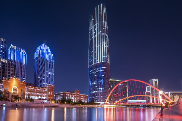 天津金融中心图片下载