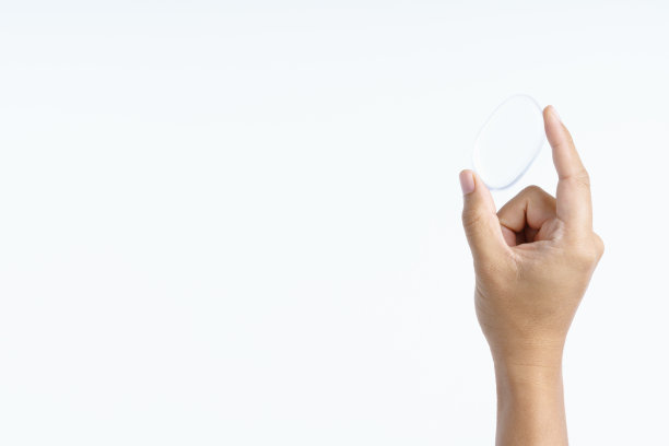 手持透明硅胶化妆粉扑图片下载