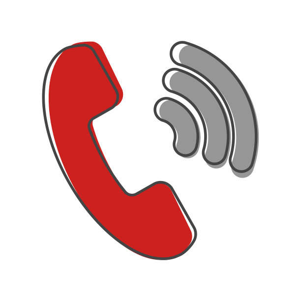 电话矢量图标在平面风格。手机卡通风格上的白色孤立背景。图片下载