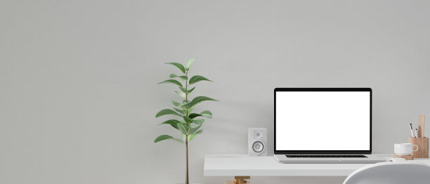 工作空间与原型空白屏幕笔记本电脑图片下载