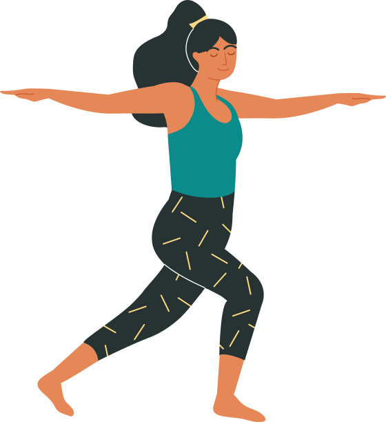 女人在现代变化一个战士姿势ii图片下载