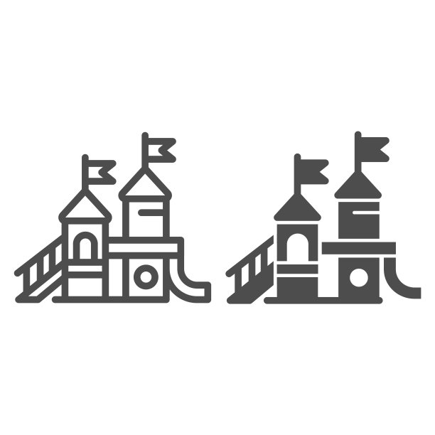 儿童游乐场图标图片下载