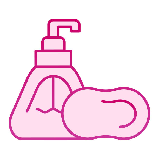 洗液瓶平面图标液体肥皂图片下载