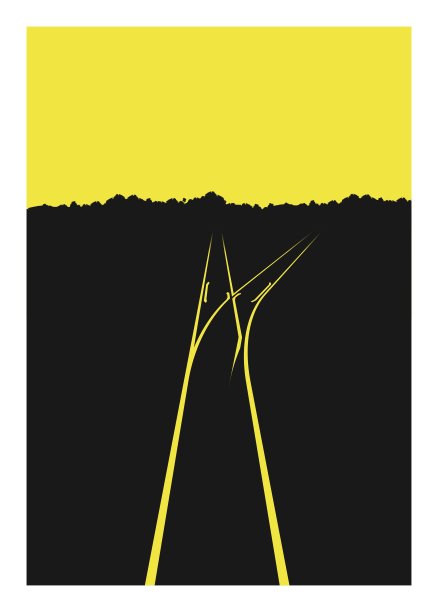 铁路枢纽。简单的平面插图。图片下载