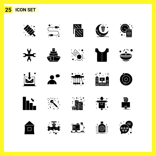 图标设置简单的固体符号符号标志上图片下载