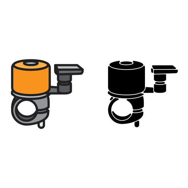 自行车铃铛图标图片下载