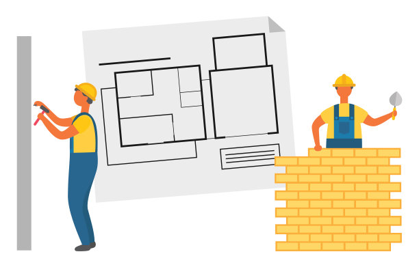 建筑小区建筑工程维修图片下载