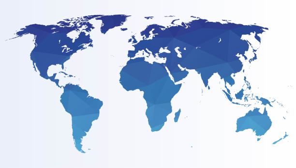 抽象多边形世界地图图片下载
