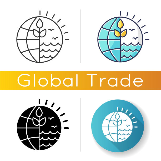 自然资源图标。生态，拯救地球，保护环境。生态友好产业，呵护地球生态。线性黑色和RGB颜色样式。孤立矢量图图片下载