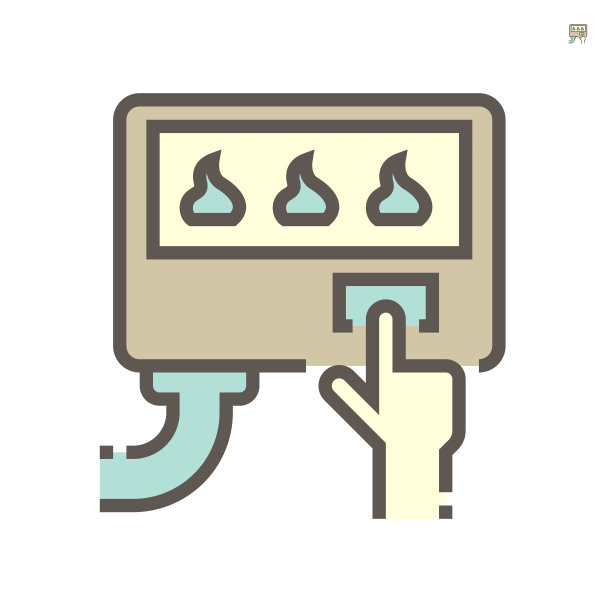 烘焙机在食品加工生产矢量图标设计上白色背景，64x64像素完美，笔画可编辑。图片下载