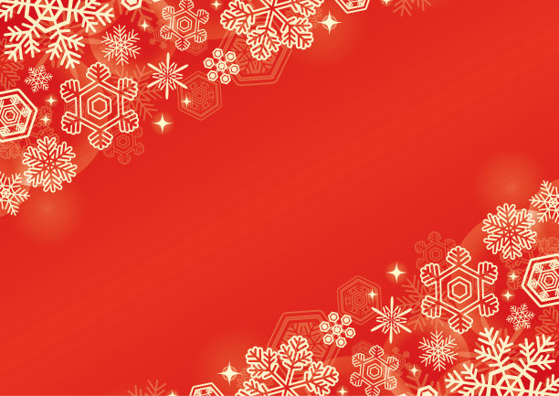 雪花背景说明图片下载