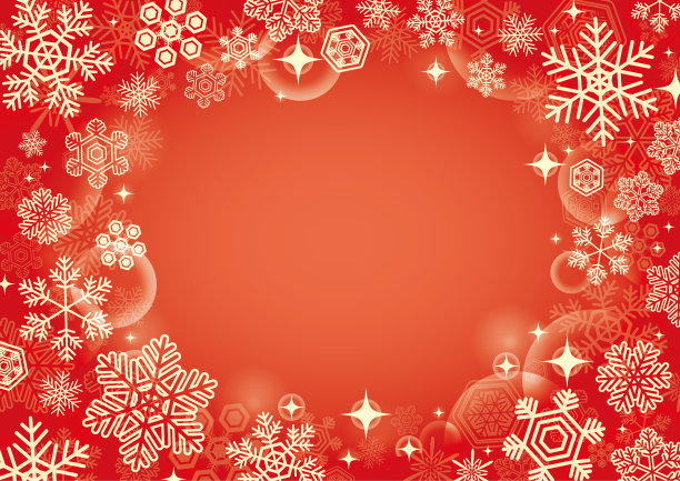 雪花背景说明图片下载