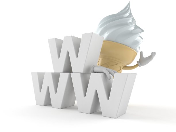 冰淇淋字符与www文本图片下载