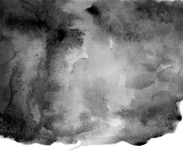 黑色水彩抽象云图片下载