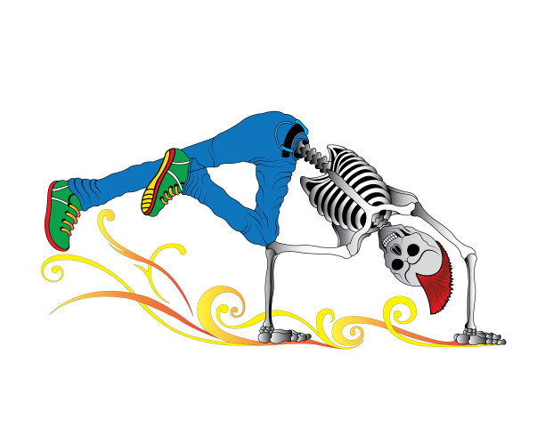 说唱乐乐迷头骨。图片下载