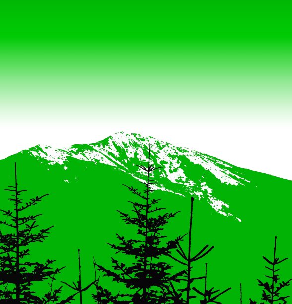 山的全景图片下载