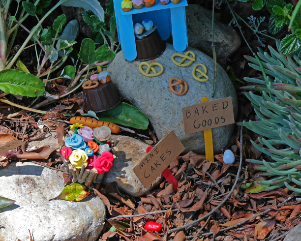 假装，儿童花园烘焙店图片下载