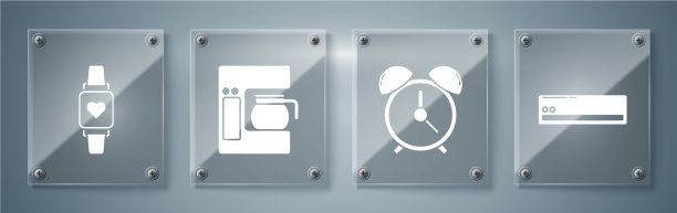 把空调设成闹钟咖啡机图片下载