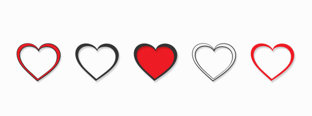 心白色背景，平面卡通矢量插图图片下载