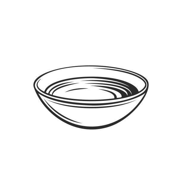 一碗酱油轮廓图标图片下载