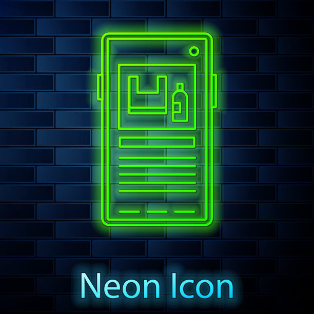 阻止塑料污染图标隔离在砖墙背景上。生态的海报。矢量图图片下载