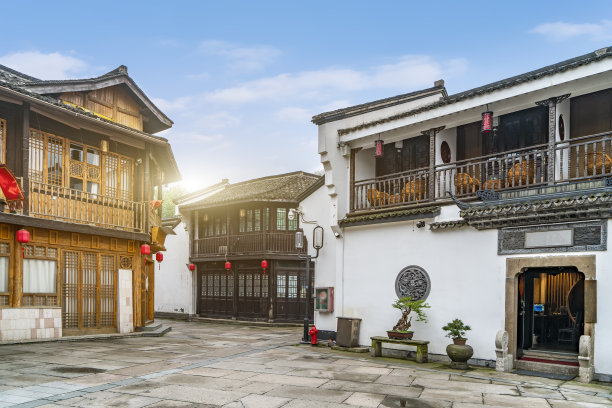 杭州河坊街的古民居图片下载