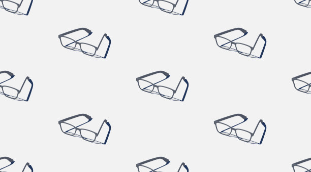 无缝矢量模式的眼镜上的白色背景。时尚的眼镜礼品印刷包装。等距夏季概念插图。图片下载